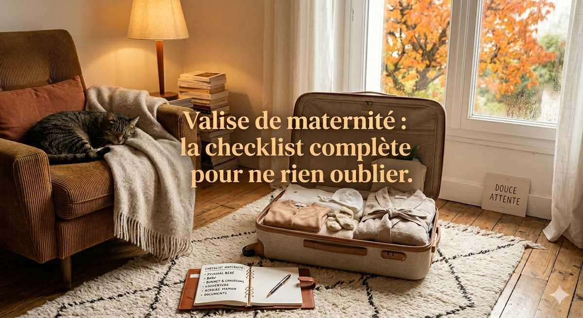 Valise de maternité : la checklist complète pour ne rien oublier