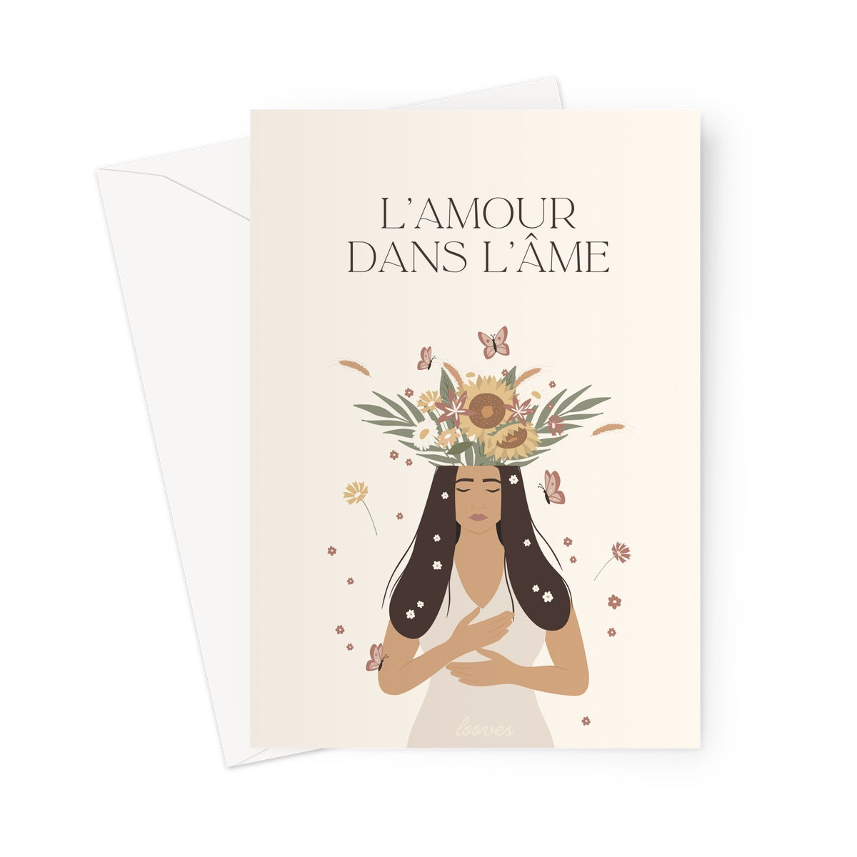 L'amour dans l'âme Greeting Card