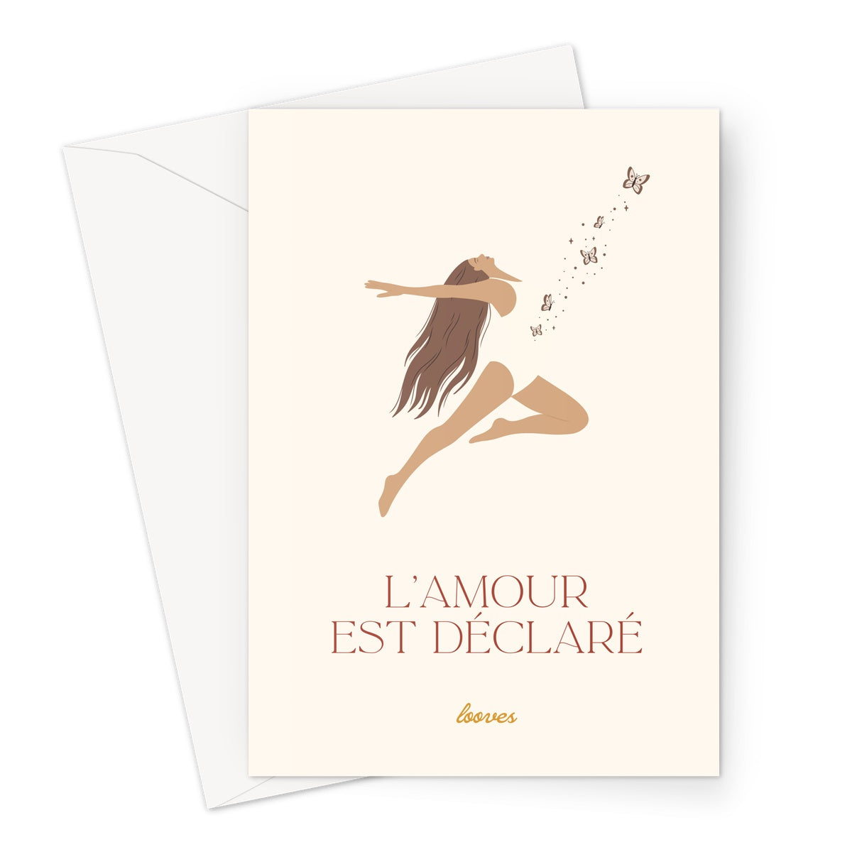 L'amoue est déclaré Greeting Card