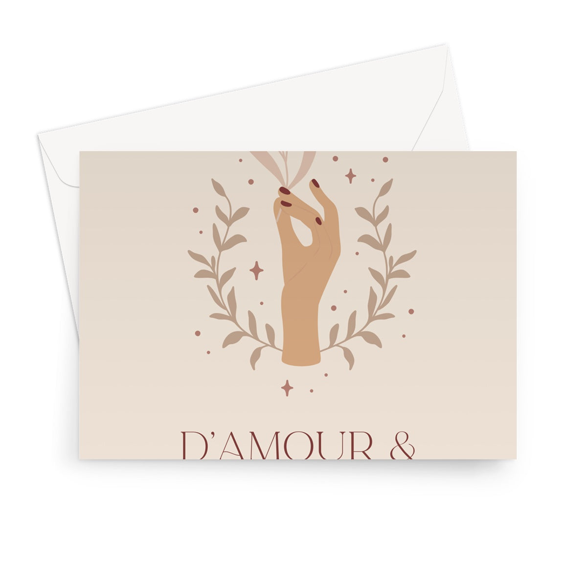 D'amour et d'eau fraîche Greeting Card