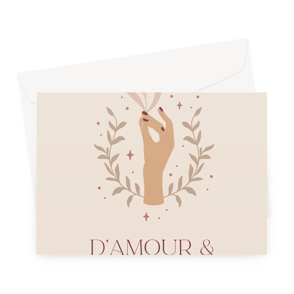 D'amour et d'eau fraîche Greeting Card