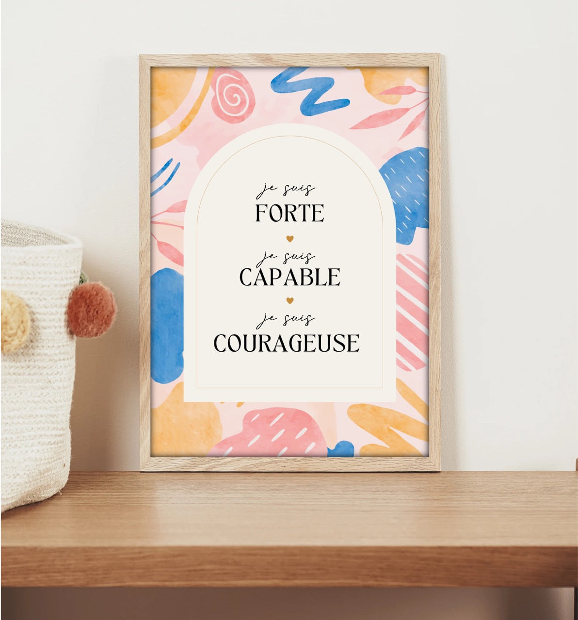 Affiche - Affirmations positives - Pop