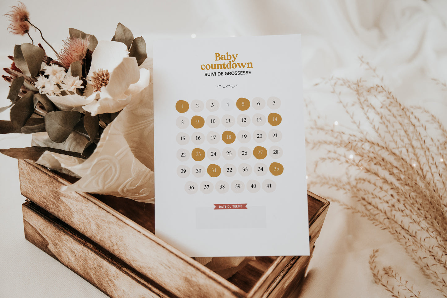 BABY COUNTDOWN - Fiche à imprimer