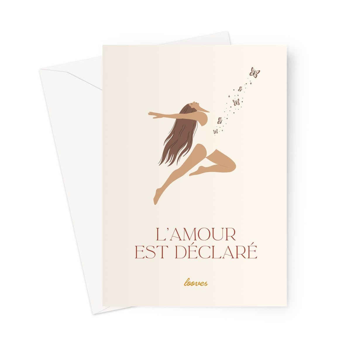 L'amoue est déclaré Greeting Card