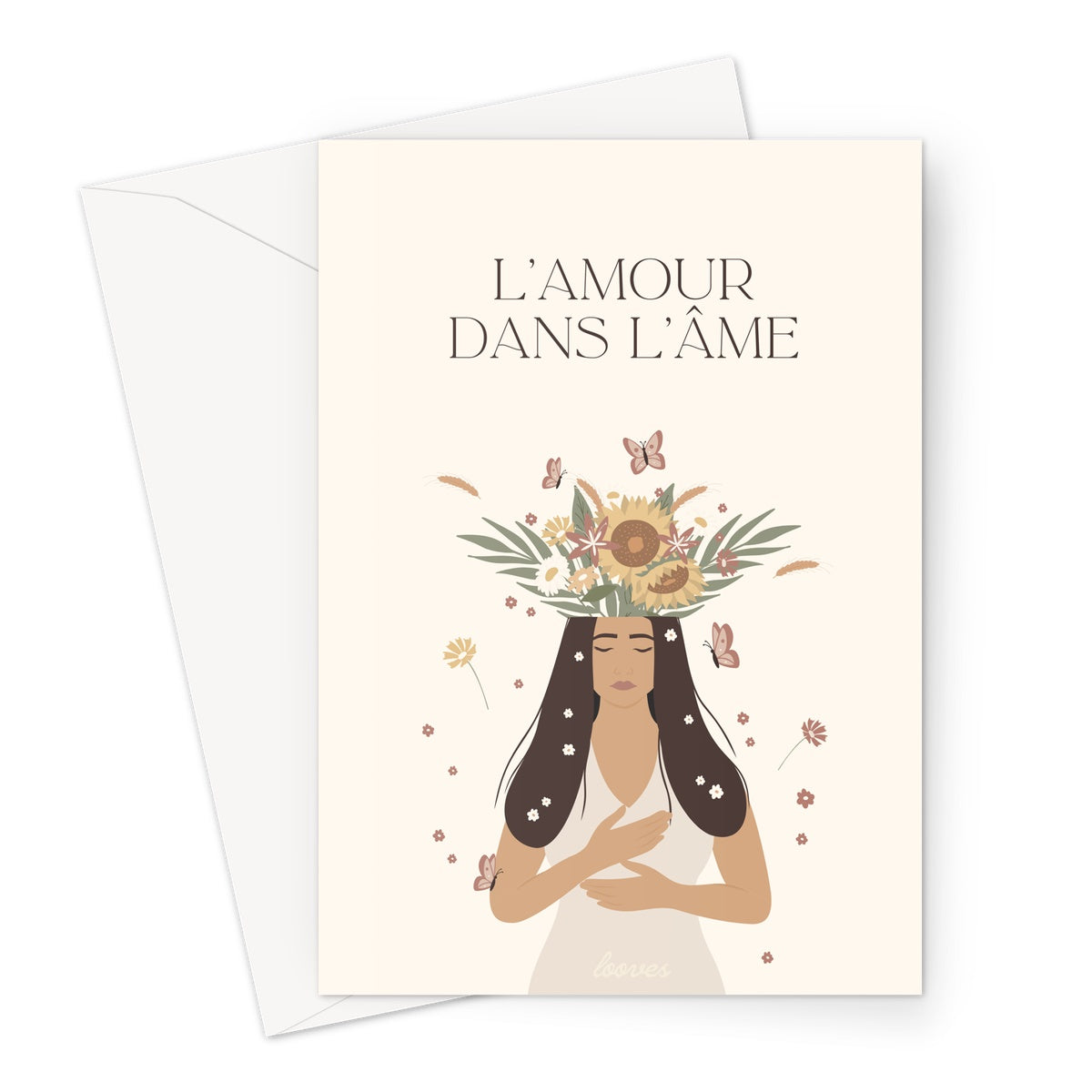 L'amour dans l'âme Greeting Card