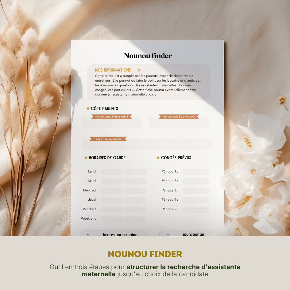 Pack grossesse n°1 - S'organiser