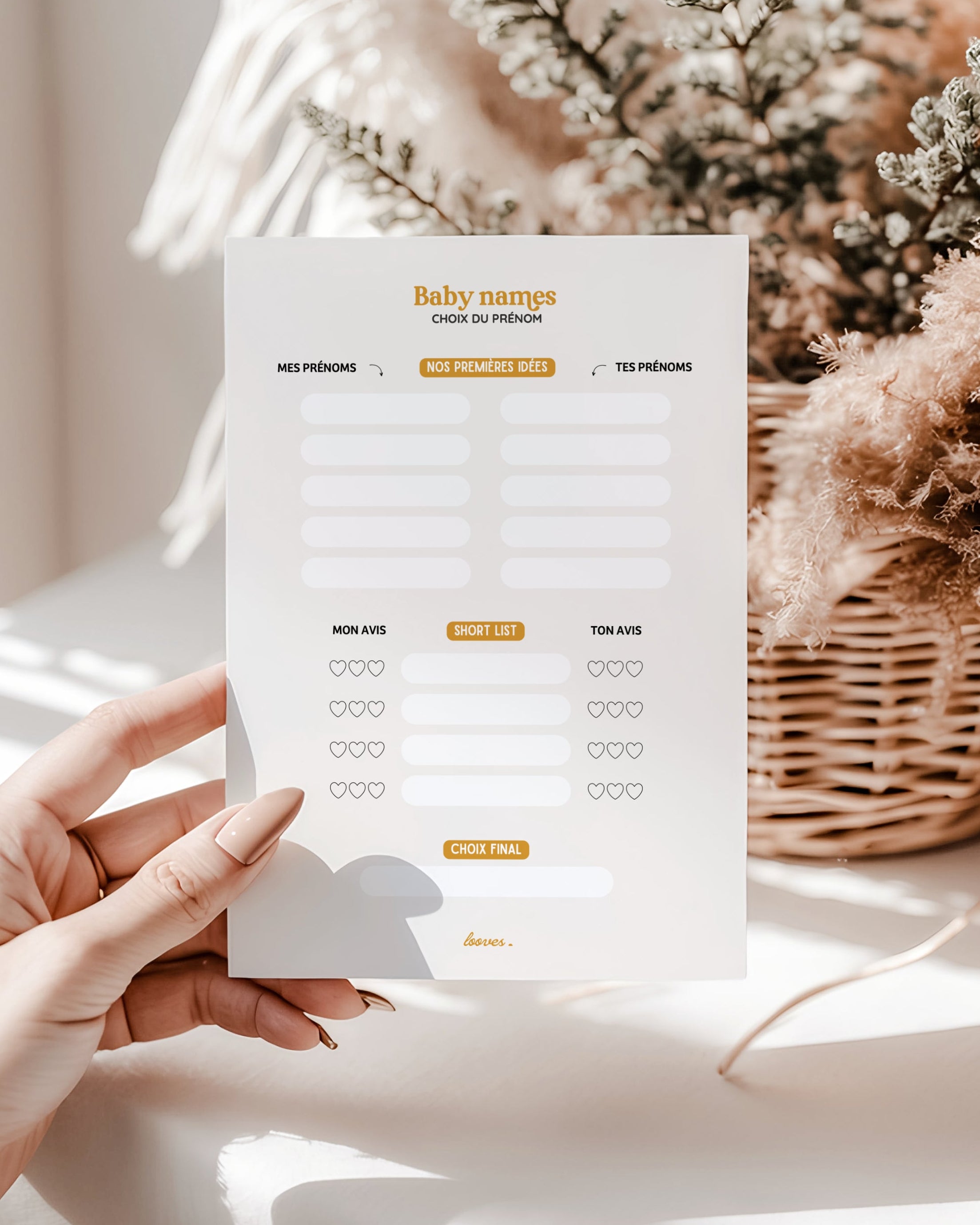 Baby Names - Fiche prénom bébé