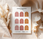 Calendrier de grossesse - Offert