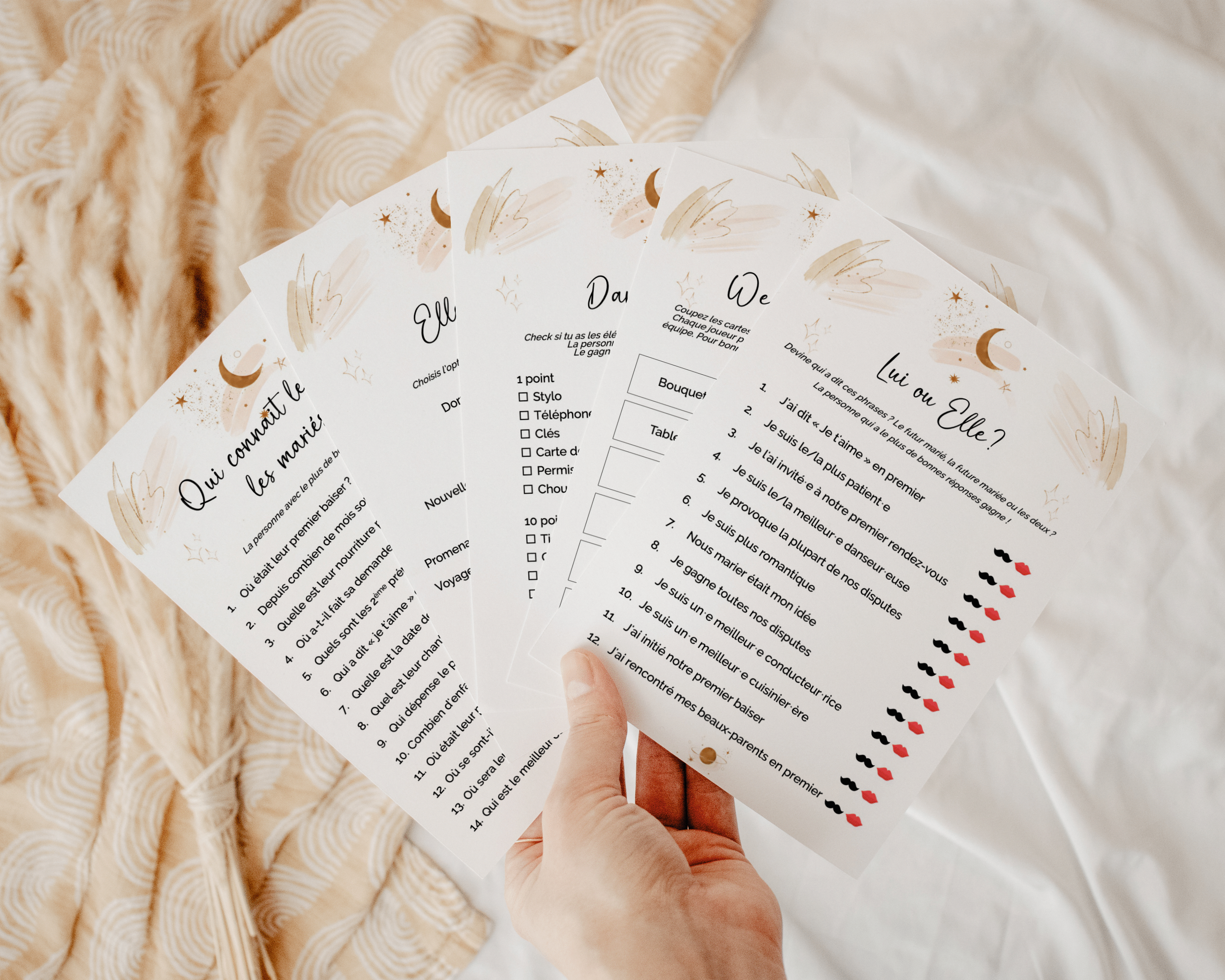 30 Jeux EVJF – Thème Celestial