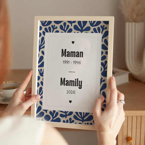 Annonce de grossesse mamie • Affiche personnalisée