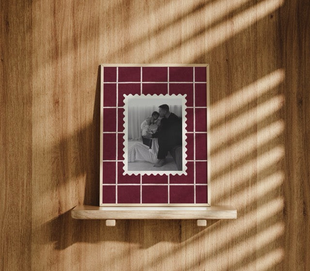 Affiche couple - Carreaux