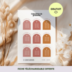 Calendrier de grossesse - Offert