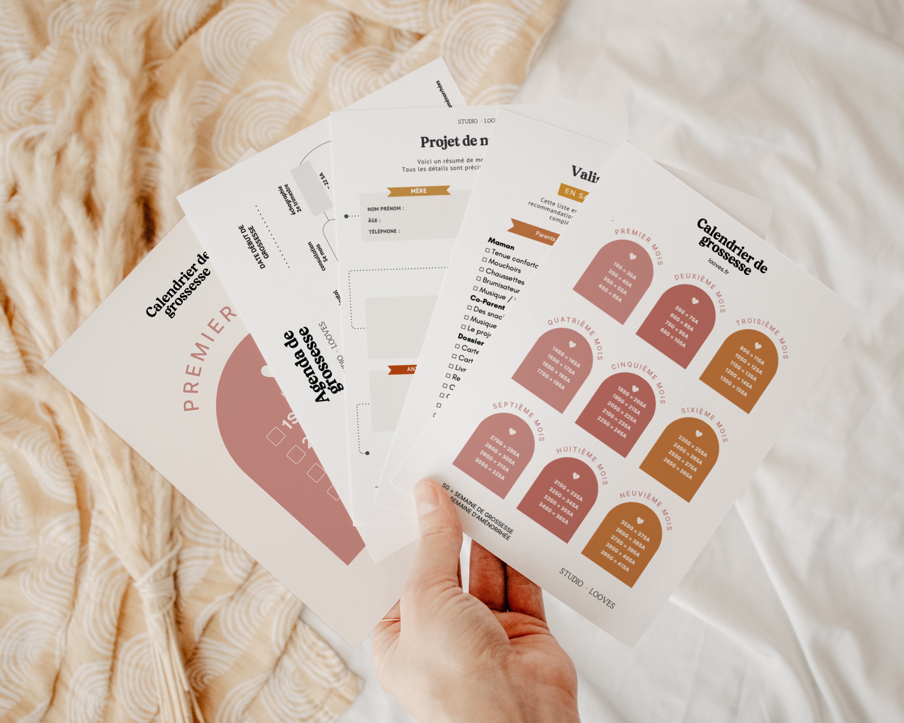 Calendrier de grossesse - Offert
