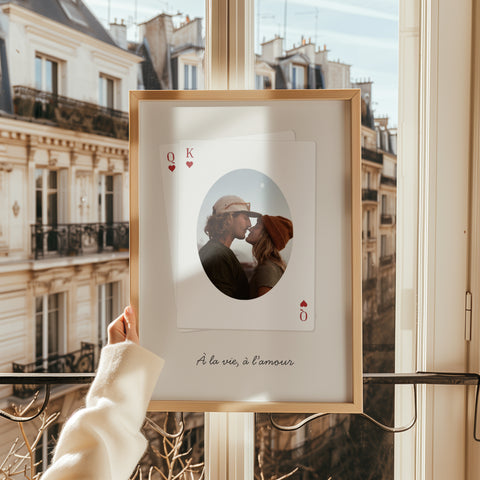 Affiche Queen & King — Thème Cards n°1