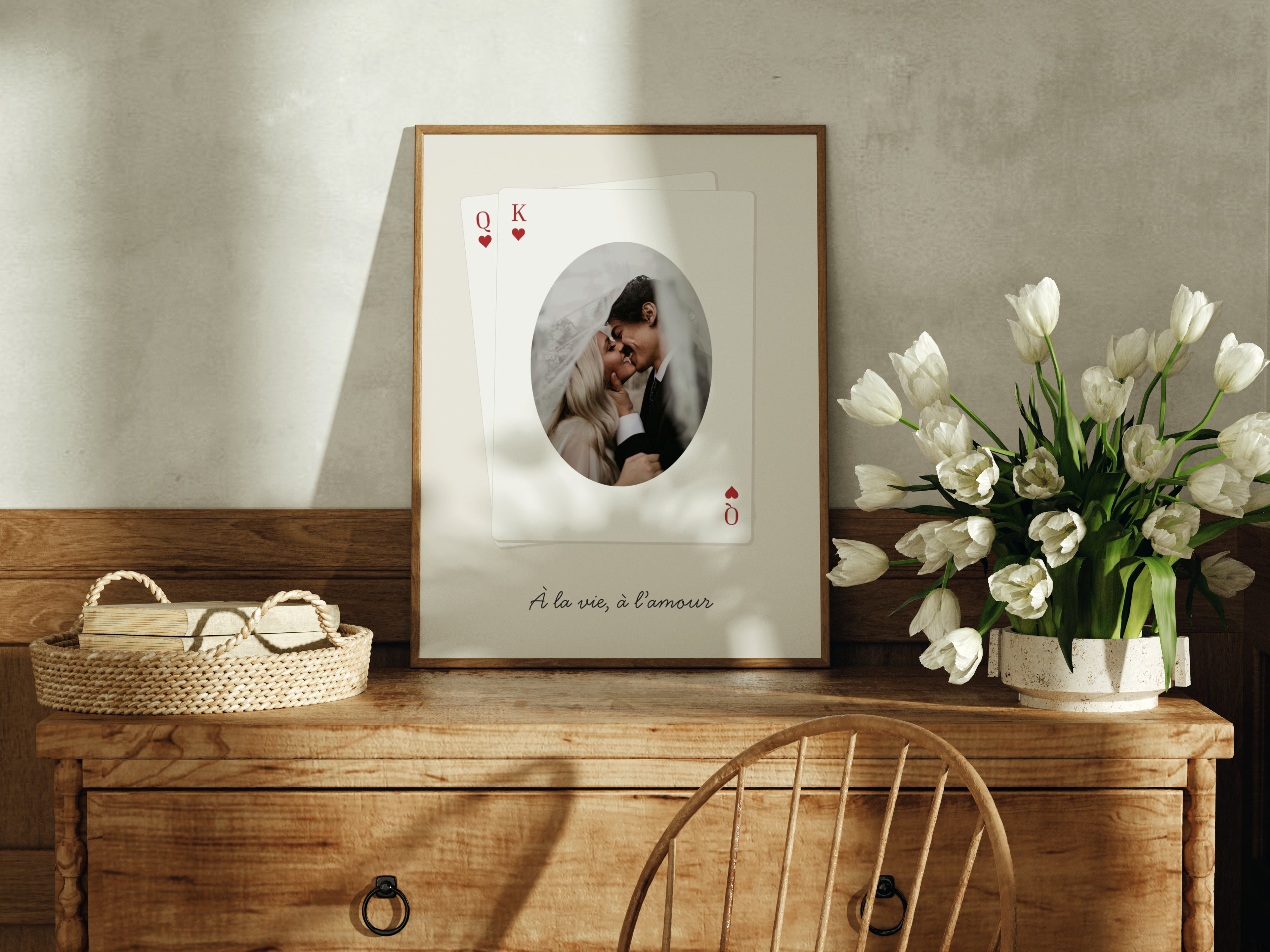 Affiche Queen & King — Thème Cards n°1