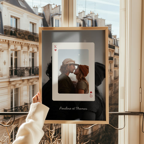 Affiche Queen & King — Thème Cards n°3