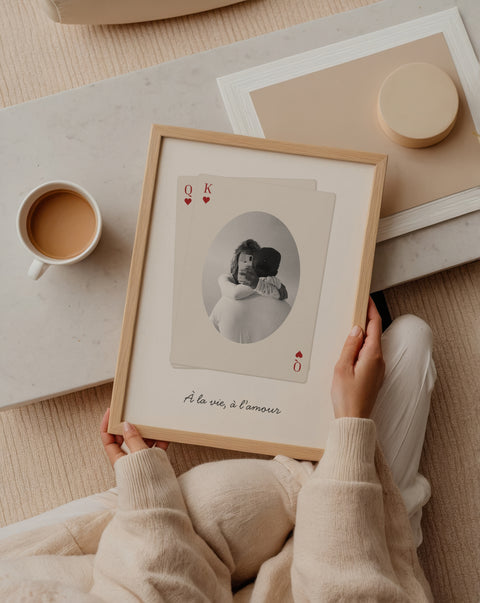 Affiche Queen & King — Thème Cards n°6