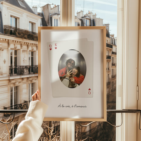 Affiche Queen & King — Thème Cards n°6
