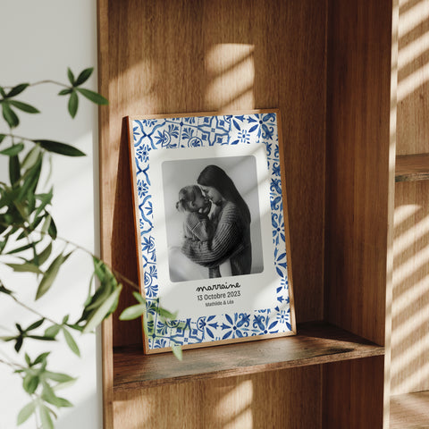 Affiche Marraine — Thème Mosaïque