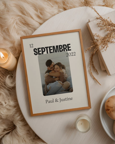 Affiche Couple — Thème Bold