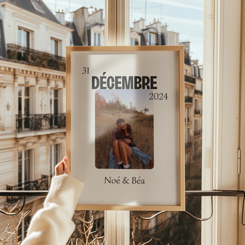 Affiche Couple — Thème Bold