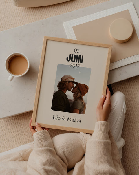 Affiche Couple — Thème Bold