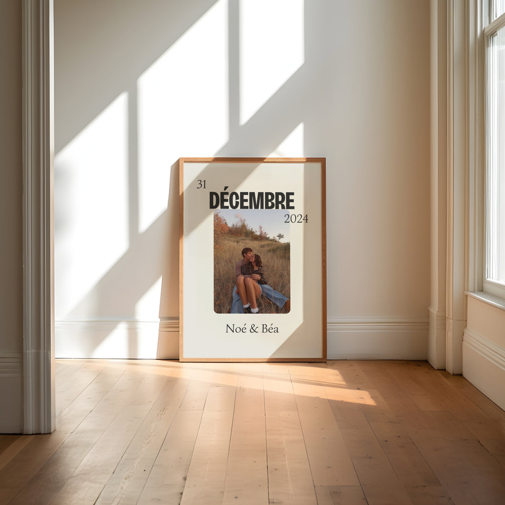 Affiche Couple — Thème Bold