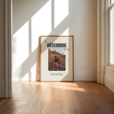 Affiche Couple — Thème Bold