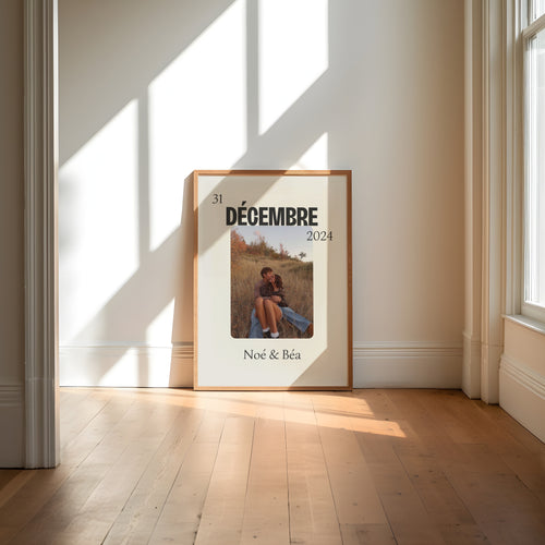 Affiche Couple — Thème Bold