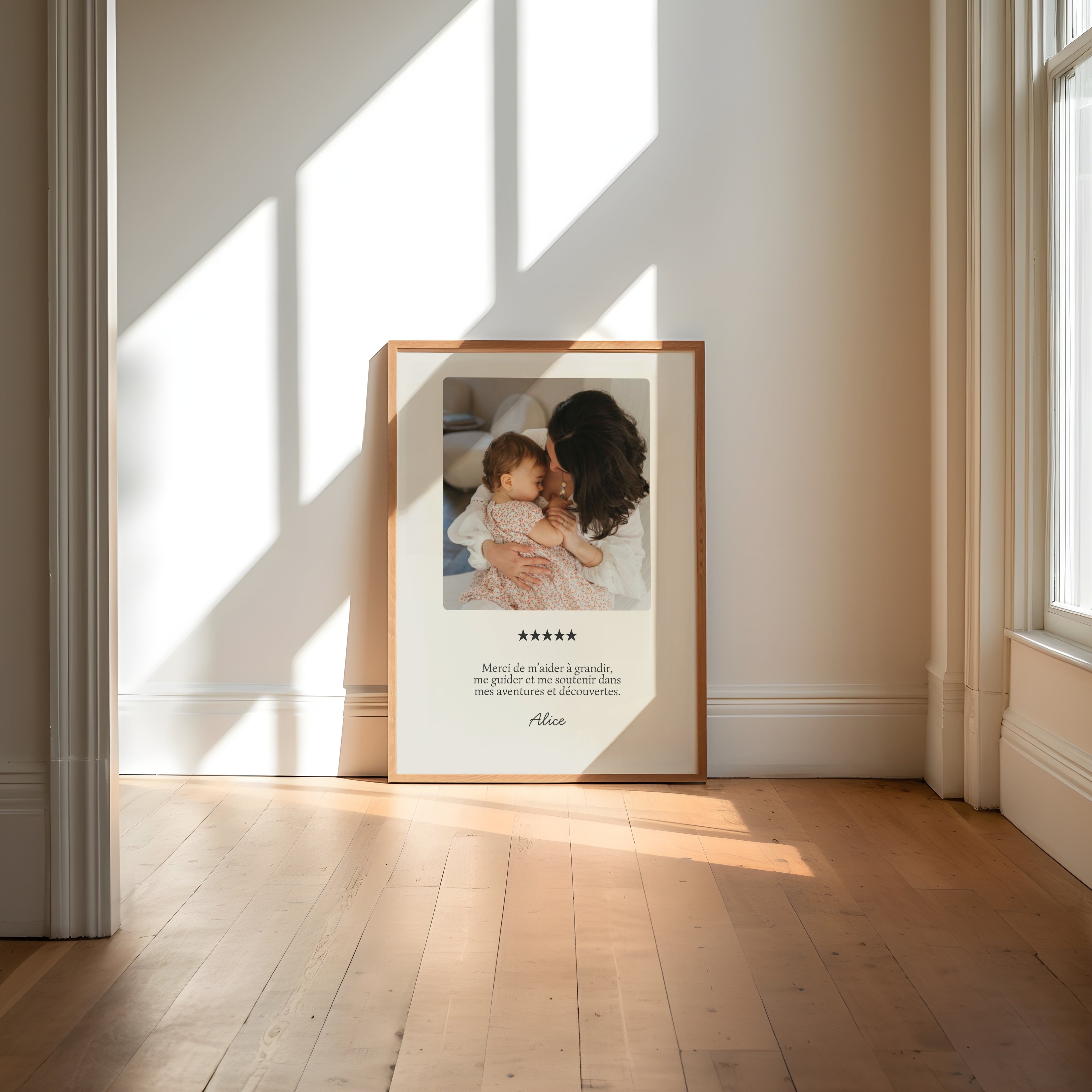 Affiche Marraine — Thème 5 étoiles