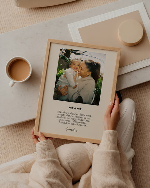 Affiche Marraine — Thème 5 étoiles