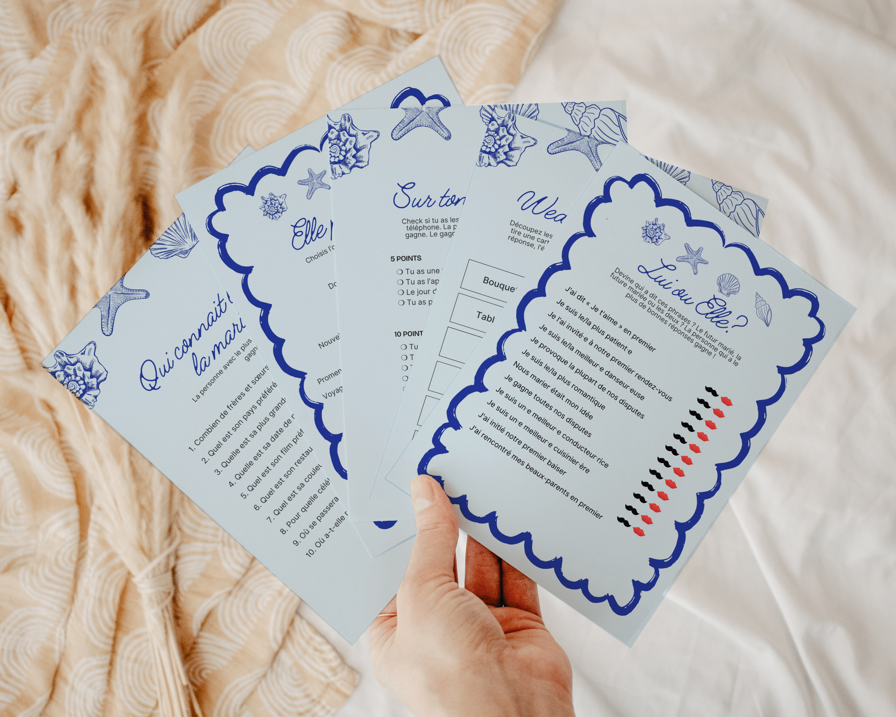 30 Jeux EVJF – Thème Sea