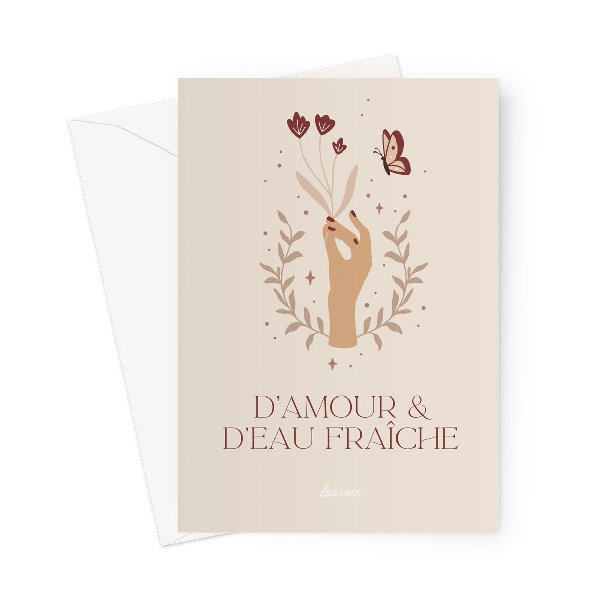 D'amour et d'eau fraîche Greeting Card